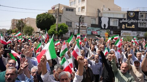 حضور با شکوه مردم شهرستان فردیس در جمعه نصر و خشم