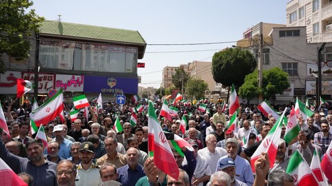 حضور با شکوه مردم شهرستان فردیس در جمعه نصر و خشم