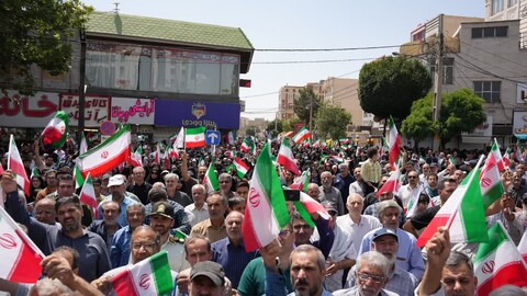 حضور با شکوه مردم شهرستان فردیس در جمعه نصر و خشم