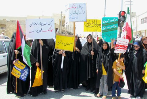 تصاویر/ راهپیمایی خشم و نصر در بندر دیر