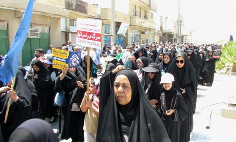 تصاویر/ راهپیمایی خشم و نصر در بندر دیر