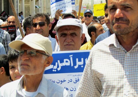 تصاویر/ راهپیمایی خشم و نصر در بندر دیر