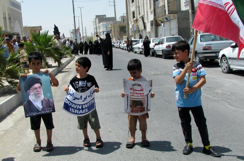 تصاویر/ راهپیمایی خشم و نصر در بندر دیر