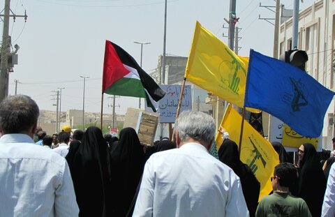 تصاویر/ راهپیمایی خشم و نصر در بندر دیر