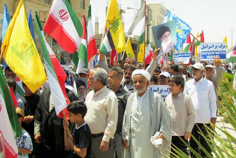 تصاویر/ راهپیمایی خشم و نصر در بندر دیر