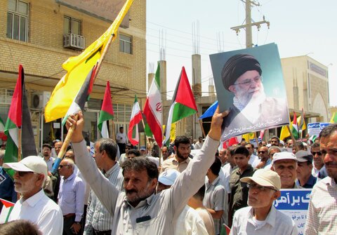 تصاویر/ راهپیمایی خشم و نصر در بندر دیر