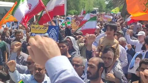 تصاویر/حماسه حضور مردم ماهشهر در راهپیمایی جمعه خشم و نصر