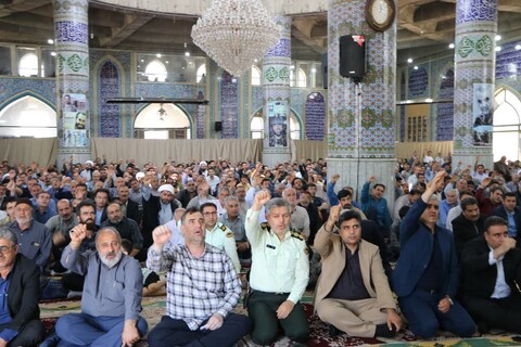 تصاویر/ اقامه نماز جمعه شهرستان خرمدره