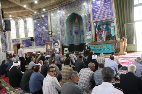 تصاویر/ اقامه نماز جمعه شهرستان خرمدره