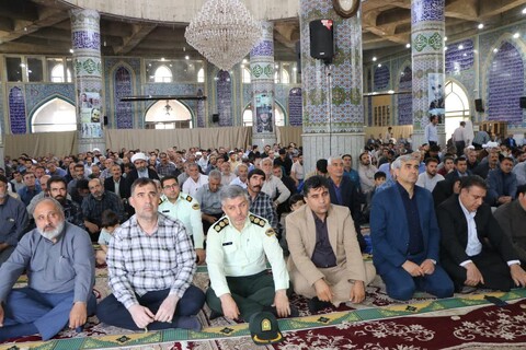 تصاویر/ اقامه نماز جمعه شهرستان خرمدره