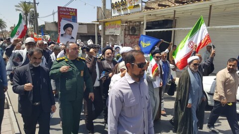 تصاویر/راهپیمایی شکوهمند نصر و خشم مردم شریف بهبهان