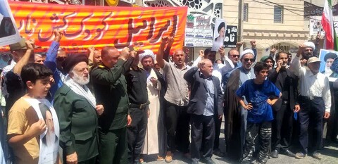 تصاویر/راهپیمایی شکوهمند نصر و خشم مردم شریف بهبهان