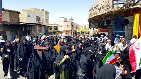 تصاویر/راهپیمایی شکوهمند نصر و خشم مردم شریف بهبهان