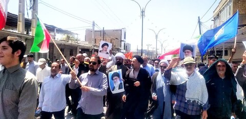 تصاویر/راهپیمایی شکوهمند نصر و خشم مردم شریف بهبهان