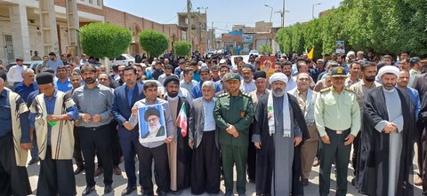 تصاویر/خروش پرشور مردم ولایتمدار لالی در جمعه خشم و نصر