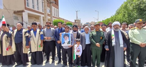 تصاویر/خروش پرشور مردم ولایتمدار لالی در جمعه خشم و نصر