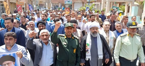 تصاویر/خروش پرشور مردم ولایتمدار لالی در جمعه خشم و نصر