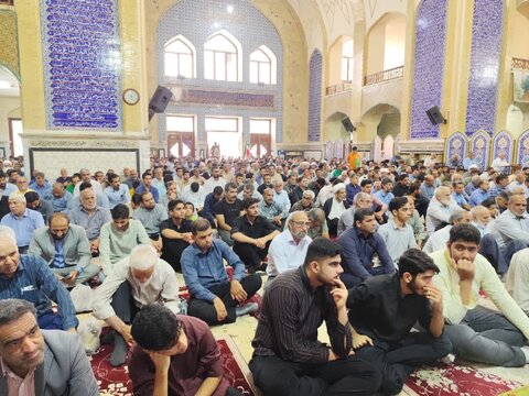 تصاویر/ نماز جمعه شهر بم