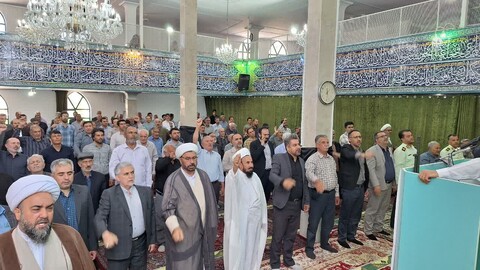 تصاویر/ اقامه نماز جمعه شهرستان ترکمنچای