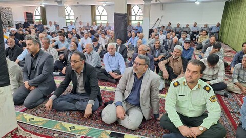 تصاویر/ اقامه نماز جمعه شهرستان ترکمنچای