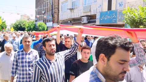 تصاویر/ راهپیمایی جمعه های نصر و خشم در میانه