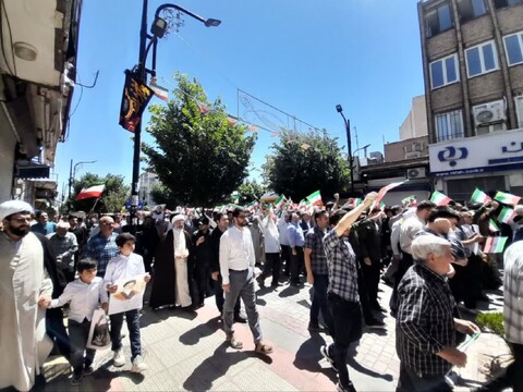 تصاویر/ راهپیمایی جمعه های نصر و خشم در میانه