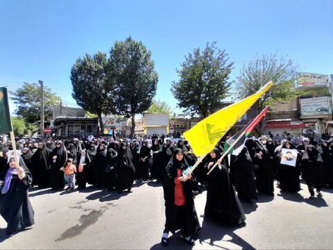 تصاویر/ راهپیمایی جمعه های نصر و خشم در میانه