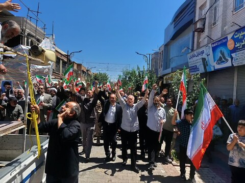 تصاویر/ راهپیمایی جمعه های نصر و خشم در میانه