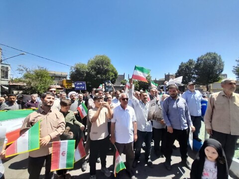 تصاویر/ راهپیمایی جمعه های نصر و خشم در میانه