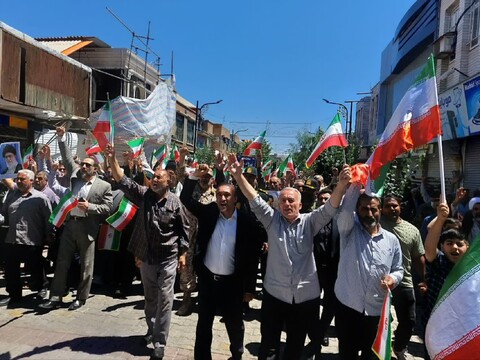 تصاویر/ راهپیمایی جمعه های نصر و خشم در میانه