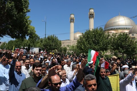 تصاویر/ راهپیمایی جمعه های نصر و خشم در زنجان