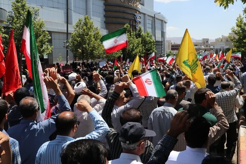 تصاویر/ راهپیمایی جمعه های نصر و خشم در زنجان