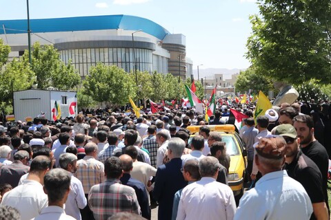 تصاویر/ راهپیمایی جمعه های نصر و خشم در زنجان