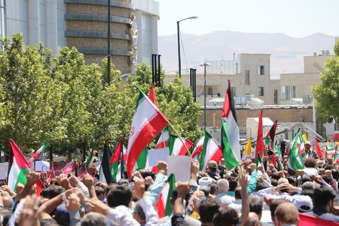 تصاویر/ راهپیمایی جمعه های نصر و خشم در زنجان