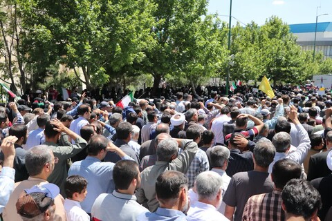 تصاویر/ راهپیمایی جمعه های نصر و خشم در زنجان