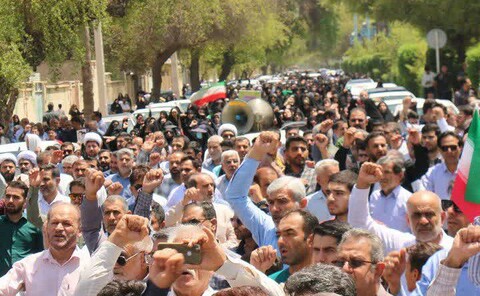 تصاویر/حماسه حضور مردم انقلابی اندیمشک در جمعه نصر و خشم