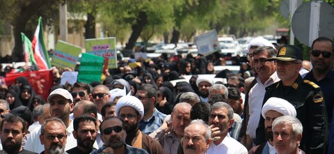 تصاویر/حماسه حضور مردم انقلابی اندیمشک در جمعه نصر و خشم