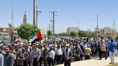 تصاویر/ راهپیمایی خشم و نصر در بندر دیلم