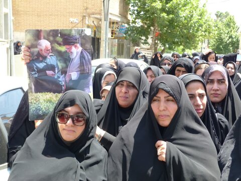 تصاویر/  برگزاری راهپیمایی  انزجار از رژیم صهیونیستی در شهرستان ابدانان