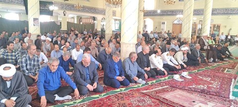 تصاویر/ اقامه نماز جمعه شهرستان خسروشاه