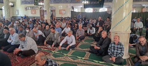 تصاویر/ اقامه نماز جمعه شهرستان خسروشاه