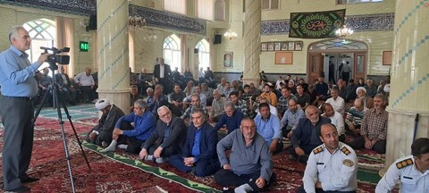 تصاویر/ اقامه نماز جمعه شهرستان خسروشاه