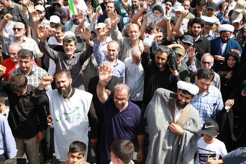 تصاویر / تشییع پیکر مطهر11 شهید تجاوز رژیم صهیونیستی  در اصفهان