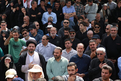 تصاویر / تشییع پیکر مطهر11 شهید تجاوز رژیم صهیونیستی  در اصفهان