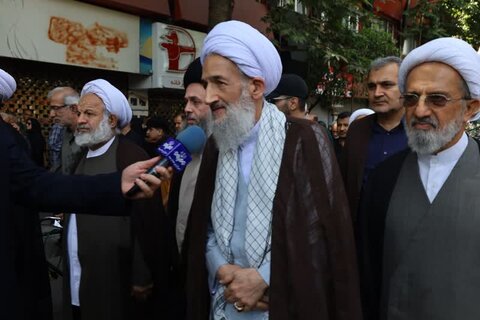 حضور اساتید ، طلاب و مبلغین شرق مازندران در راهپیمایی جمعه های خشم و نصر) و مراسم تشییع شهدای عزت و اقتدار