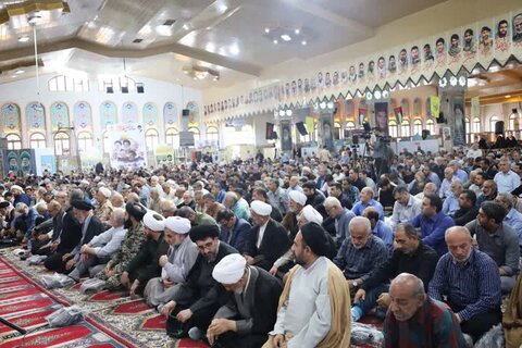 حضور اساتید ، طلاب و مبلغین شرق مازندران در راهپیمایی جمعه های خشم و نصر) و مراسم تشییع شهدای عزت و اقتدار