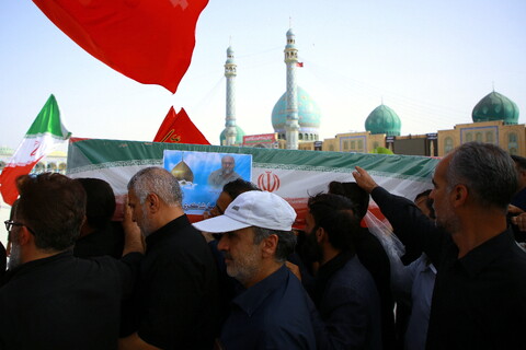 تصاویر/ مراسم تشییع و تدفین سردار شهید رسول شاکری