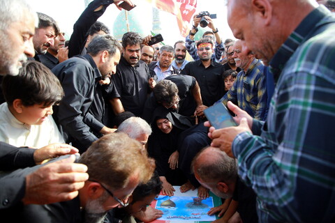 تصاویر/ مراسم تشییع و تدفین سردار شهید رسول شاکری