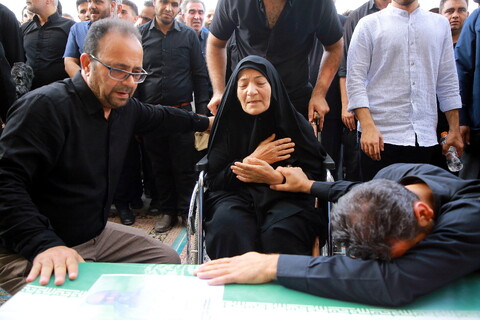 تصاویر/ مراسم تشییع و تدفین سردار شهید رسول شاکری