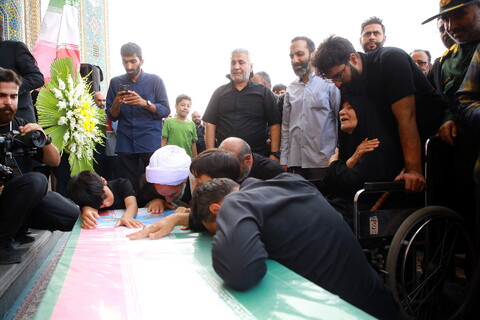 تصاویر/ مراسم تشییع و تدفین سردار شهید رسول شاکری